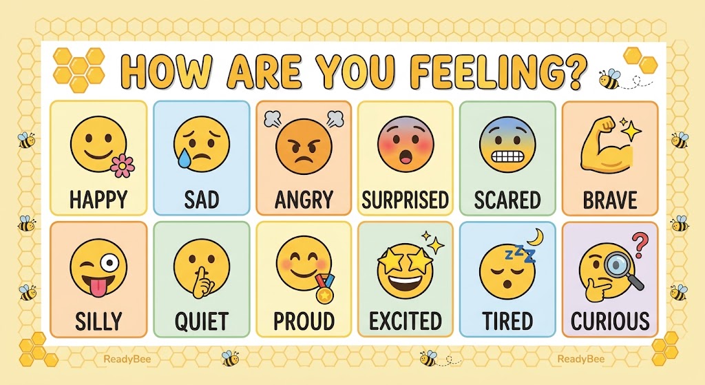 How Are You Feeling? Emotion Chart for Kids
