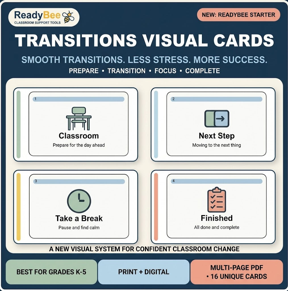 ReadyBee Transitions Visual Cards